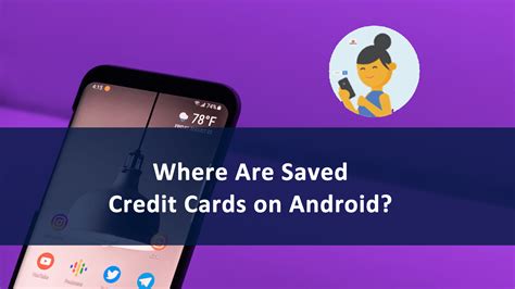 saved credit cards android